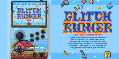 Pixel Quest Font Poster 3