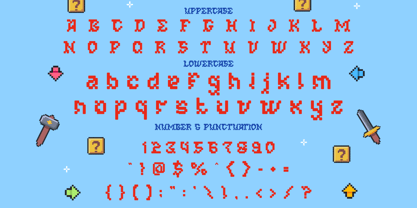 Pixel Quest Font Poster 5