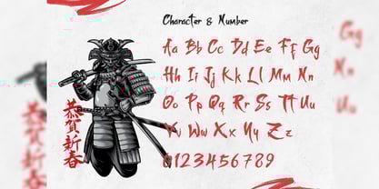 Geishta Font Poster 3