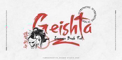 Geishta Font Poster 1