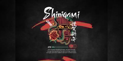 Geishta Font Poster 8