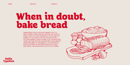 Dallia Font Poster 12