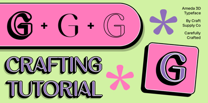 Ameda Rounded Font Poster 8