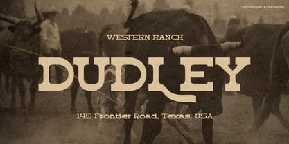 Rusty Duty Font Poster 2