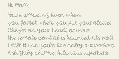 Notebooked Font Poster 2