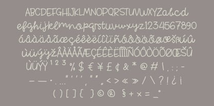 Notebooked Font Poster 6