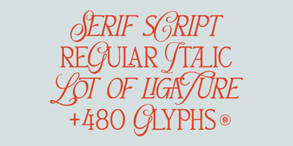 MN Mantova Font Poster 2