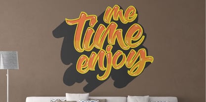 Baling Ink Font Poster 5