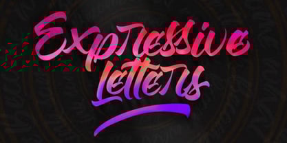 Baling Ink Font Poster 4