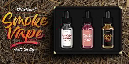 Baling Ink Font Poster 2