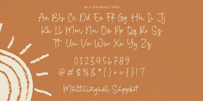 Malibu Sunset Font Poster 6