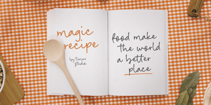 Malibu Sunset Font Poster 2