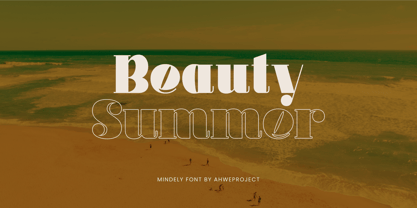 Mindely Font Poster 9