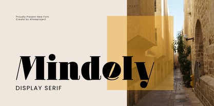 Mindely Font Poster 1