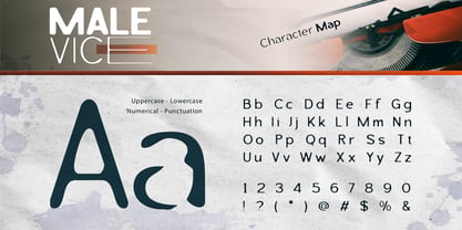 Malevice Inkbleed Font Poster 2