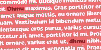 Dhmu Font Poster 4