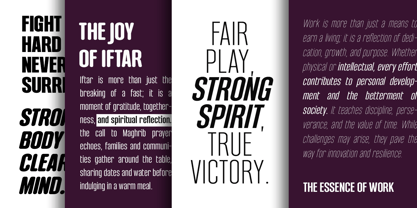 Bondia Font Poster 8