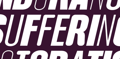 Bondia Font Poster 2