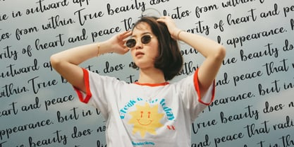 FA Fierra Rose Font Poster 4