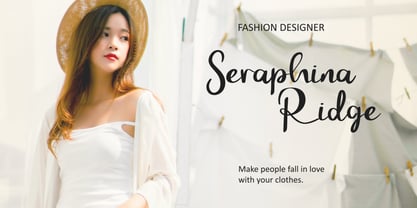 FA Fierra Rose Font Poster 6