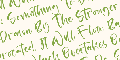 Satisfy Quirky Font Poster 13