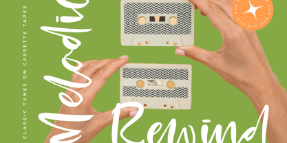 Satisfy Quirky Font Poster 9