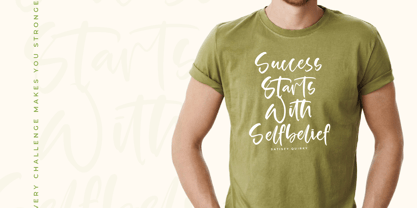 Satisfy Quirky Font Poster 8