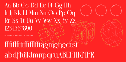 Bumteg Font Poster 11