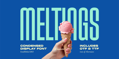 Meltings Font Poster 1