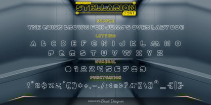 Stellarion Font Poster 2