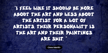 Coretan Tembok Font Poster 5