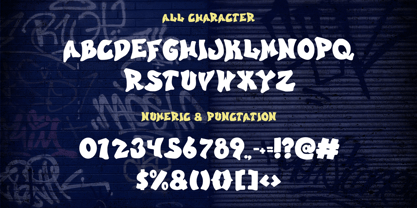 Coretan Tembok Font Poster 7