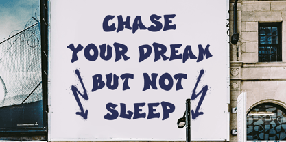 Coretan Tembok Font Poster 6