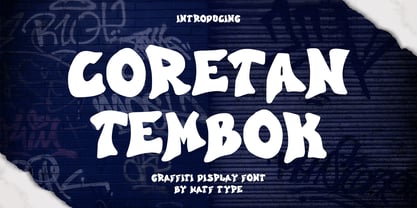 Coretan Tembok Font Poster 1