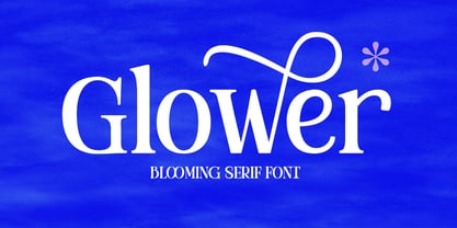 Glower Font Poster 1