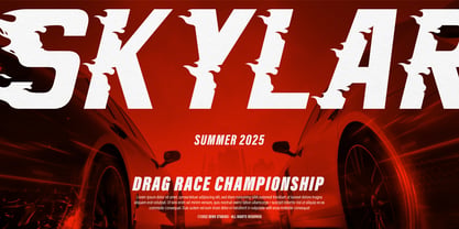 Heat Road Font Poster 3