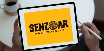 Realwood Font Poster 2