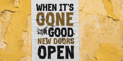 Realwood Font Poster 4