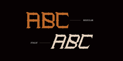 Nerog Gothic Font Poster 9