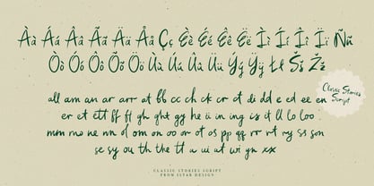 Classic Stories Font Poster 7
