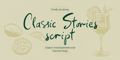 Classic Stories Font Poster 1