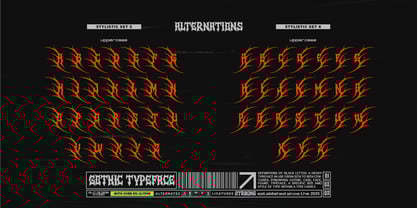 Sad Rock Font Poster 12