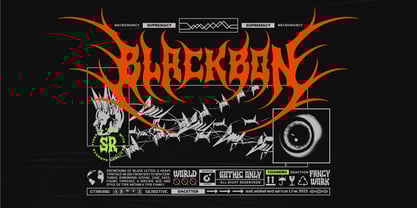 Sad Rock Font Poster 3