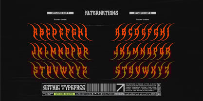 Sad Rock Font Poster 15