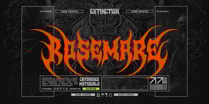 Sad Rock Font Poster 14