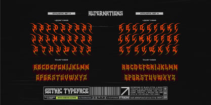 Sad Rock Font Poster 10