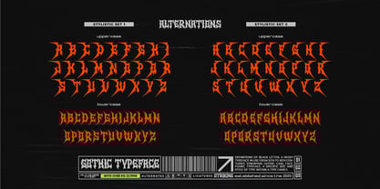 Sad Rock Font Poster 8