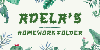 Sprinkle Cactus Font Poster 2