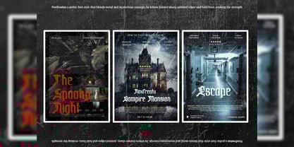 Noxfreatus Font Poster 11