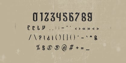 Noxfreatus Font Poster 3